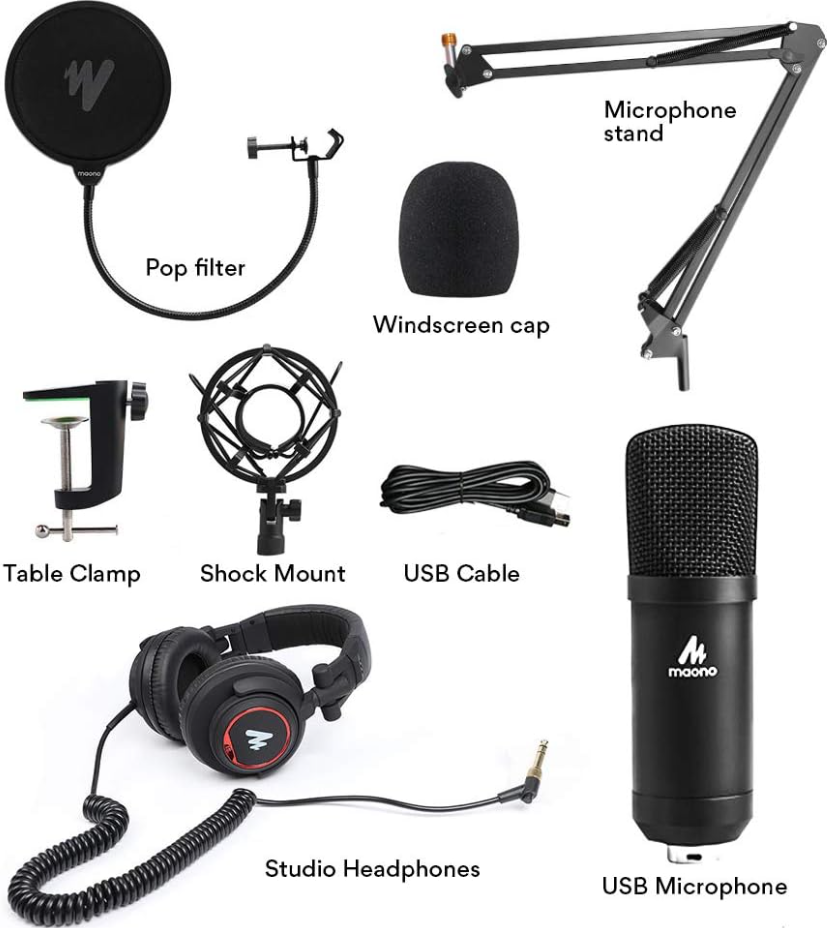 Micro + casque MAONO 